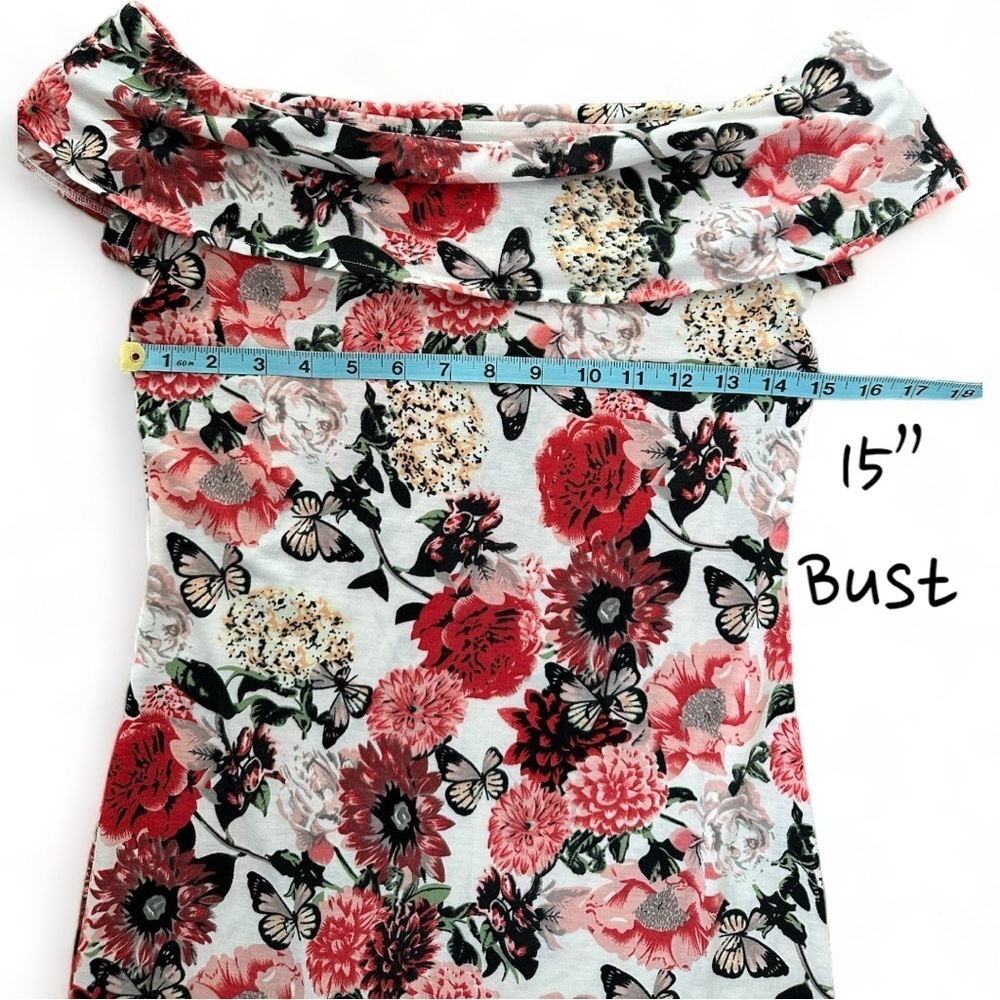 NWT Wild Child Mini Floral Dress M - Picture 5 of 10